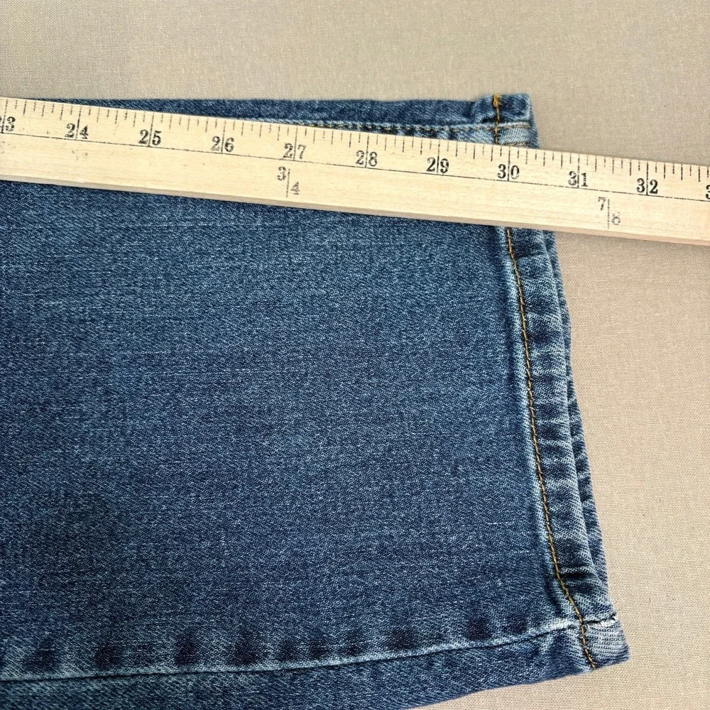 Levi's 505 Jeans Mens Size 36X32 Blue‎ Medium Wash Denim Straight Leg Everyday